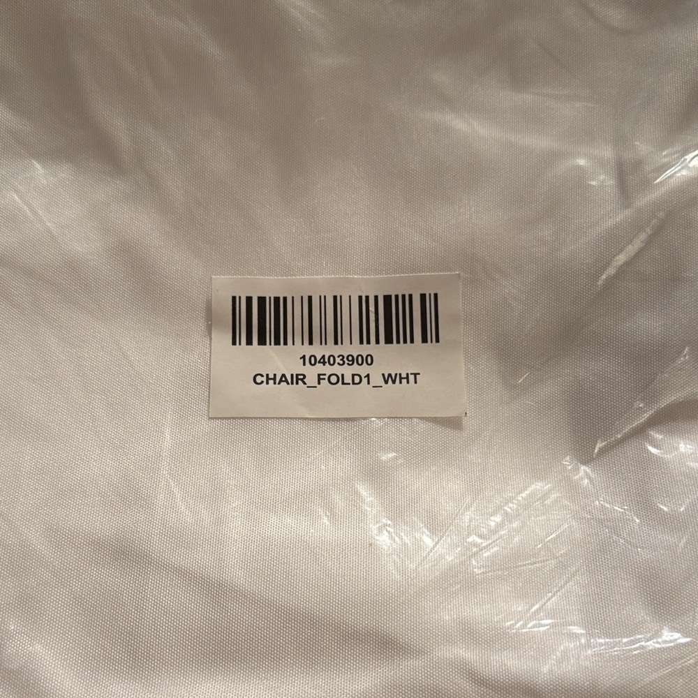 White Polyester Chair Cover - 24 total - See Description